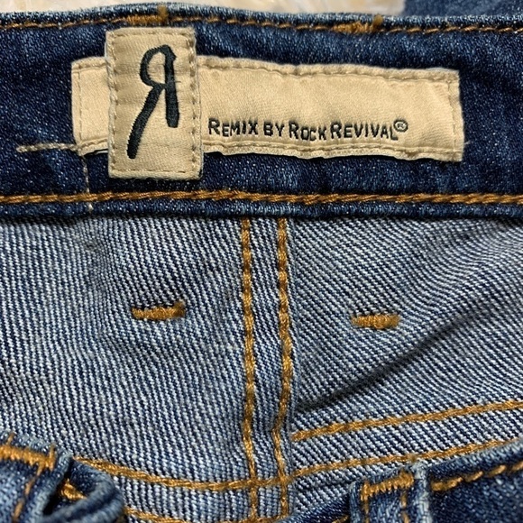 Rock Revival NWT Designer Mid Rise Distressed Jean - Picture 12 of 16